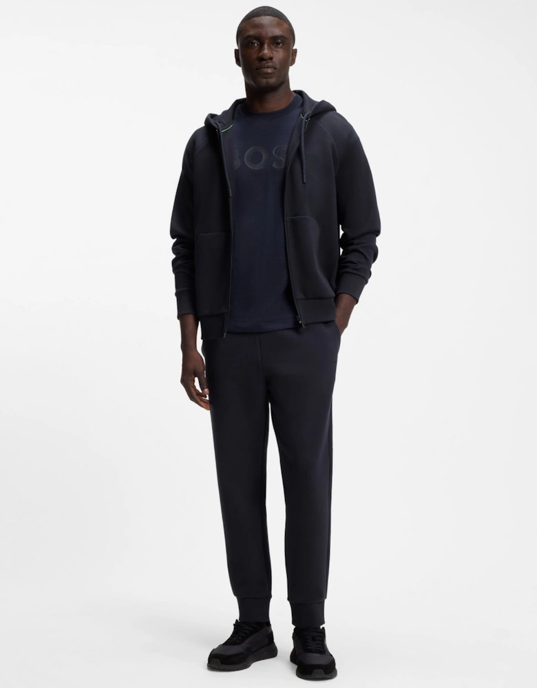 BOSS Green Saggy Mens Zip Hoodie - Dark Blue 402