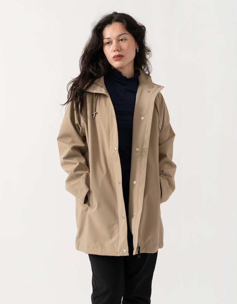 Ilse Jacobsen Gentle Rain Womens Raglan Raincoat - Greige 105
