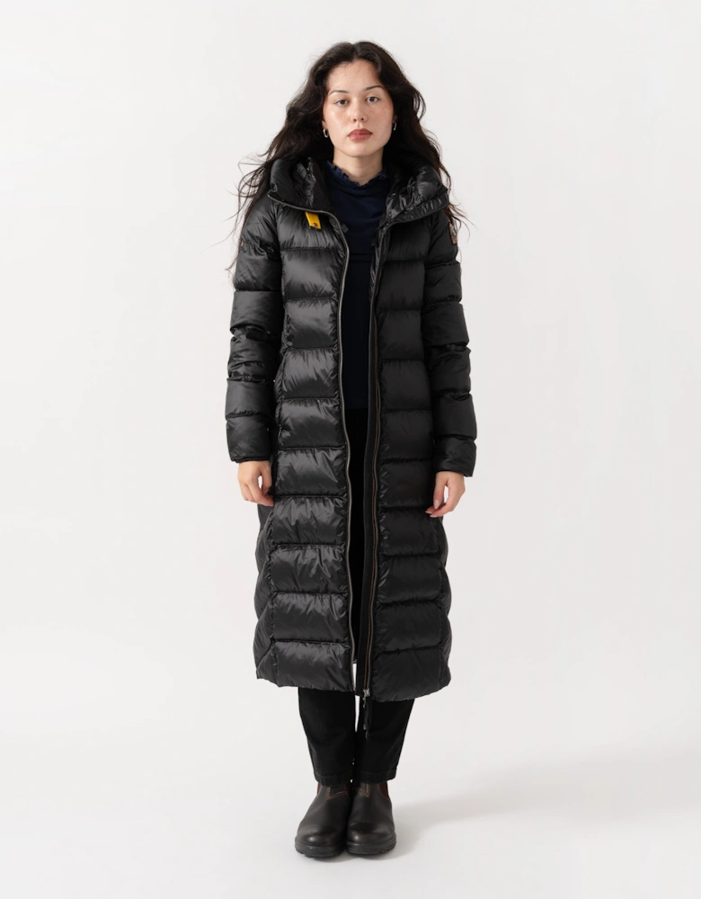 Parajumpers Leah Womens Hooded Down Coat - Black 541
