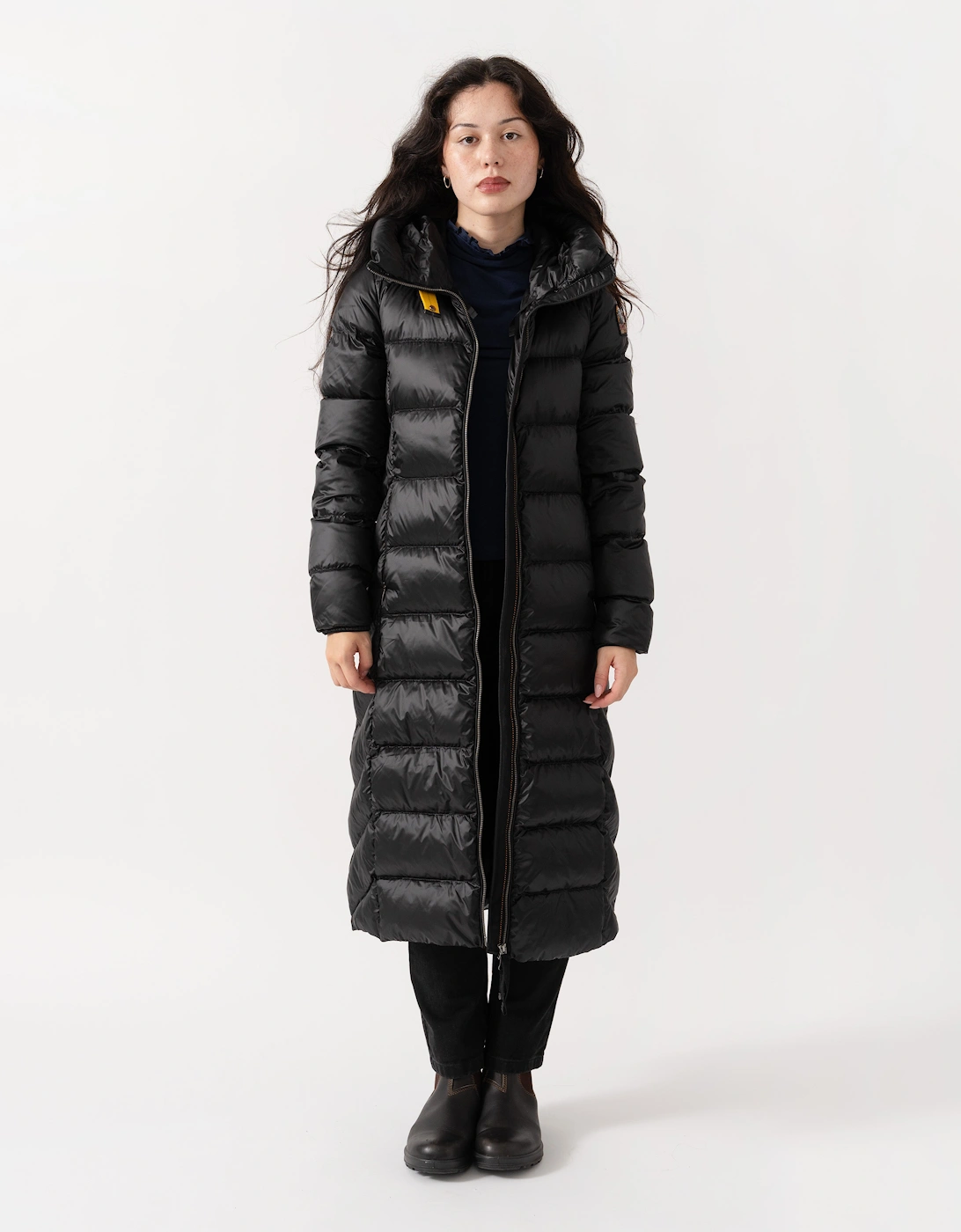 Parajumpers Leah Womens Hooded Down Coat - Black 541