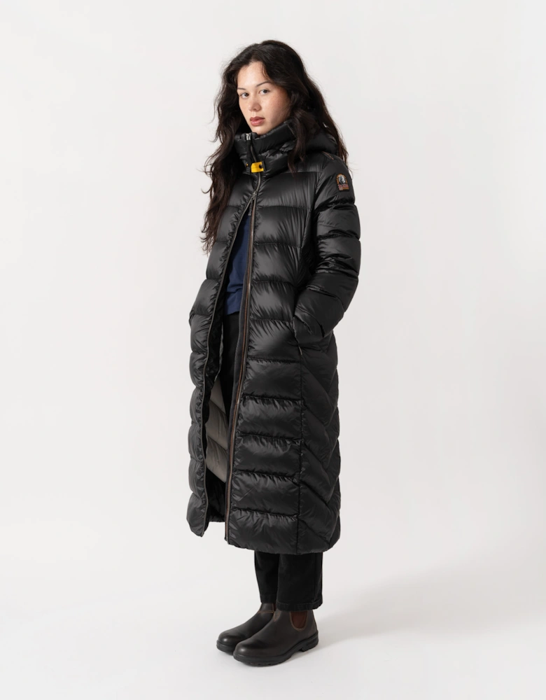 Parajumpers Leah Womens Hooded Down Coat - Black 541
