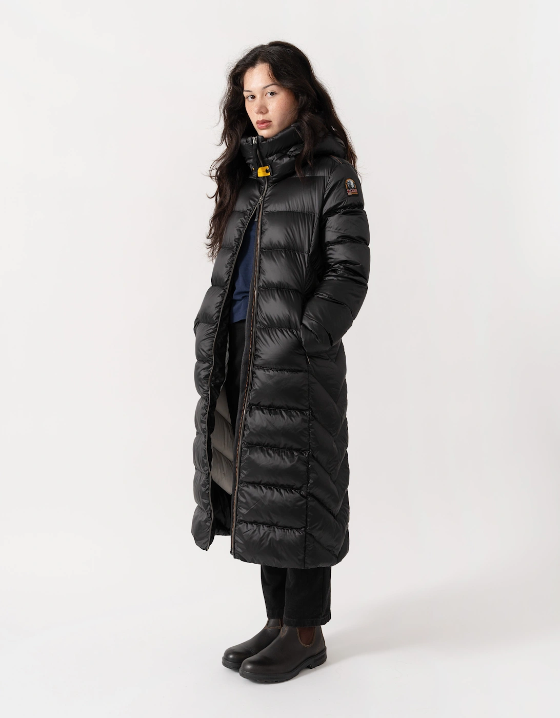 Parajumpers Leah Womens Hooded Down Coat - Black 541