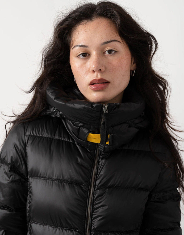 Parajumpers Leah Womens Hooded Down Coat - Black 541