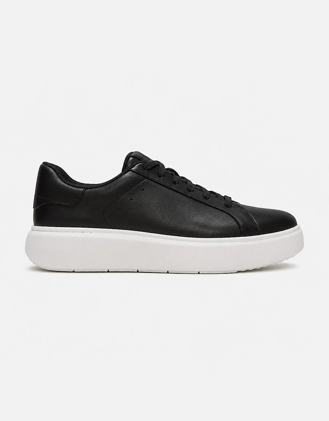 FitFlop RTG LEATHER LACE UP Womens Casual Trainers Black