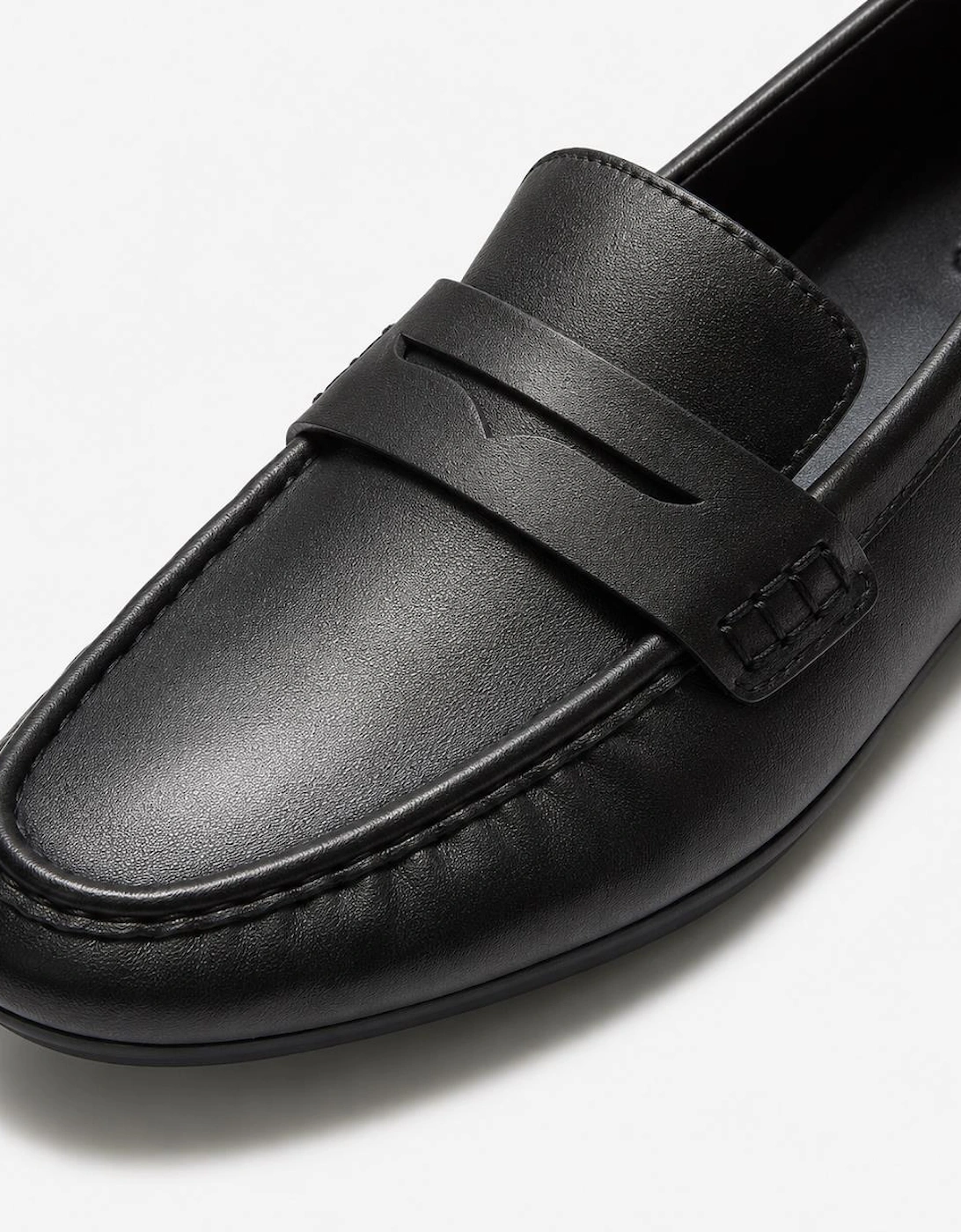 FitFlop DELICATO LEATHER Womens Loafer Shoes All Black