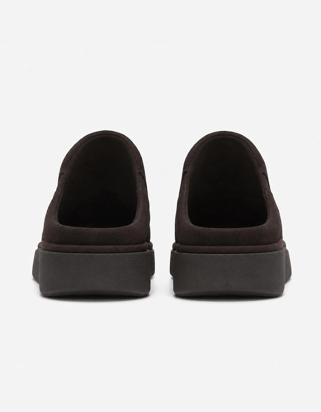 FitFlop GEN-FF ELASTICATED SUEDE Womens Mules Sandals Chocolate Brown