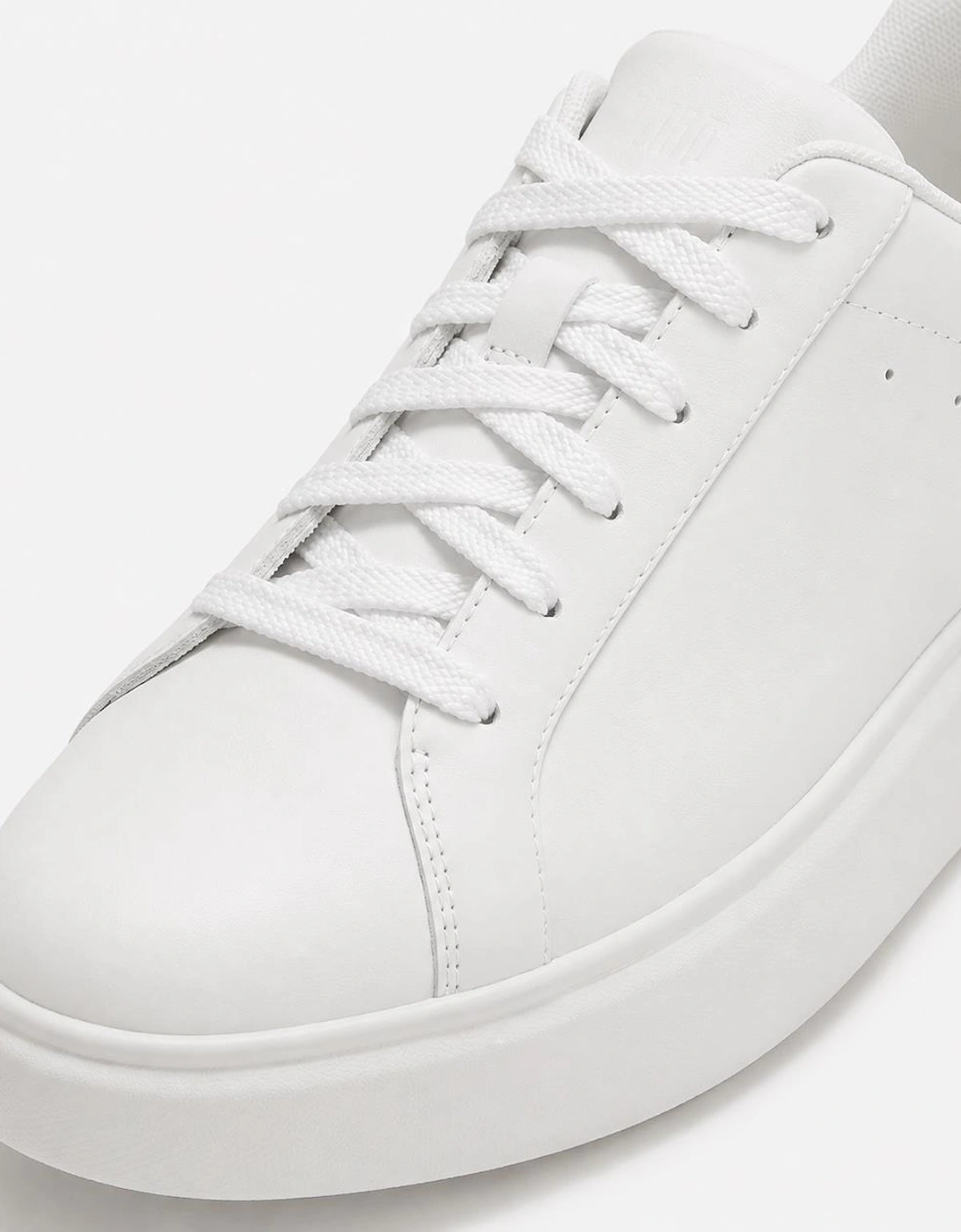 FitFlop RTG LEATHER LACE UP Womens Casual Trainers Urban White