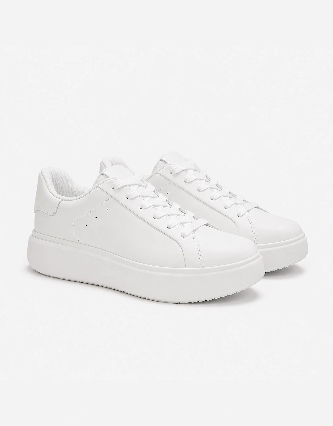 FitFlop RTG LEATHER LACE UP Womens Casual Trainers Urban White