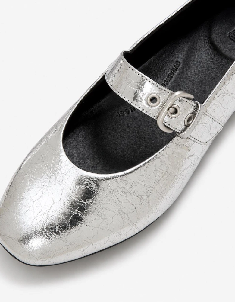 FitFlop DELICATO METALLIC Womens Mary Jane Silver
