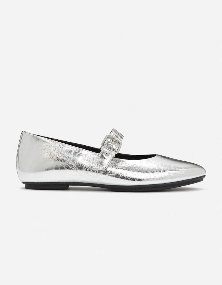 FitFlop DELICATO METALLIC Womens Mary Jane Silver