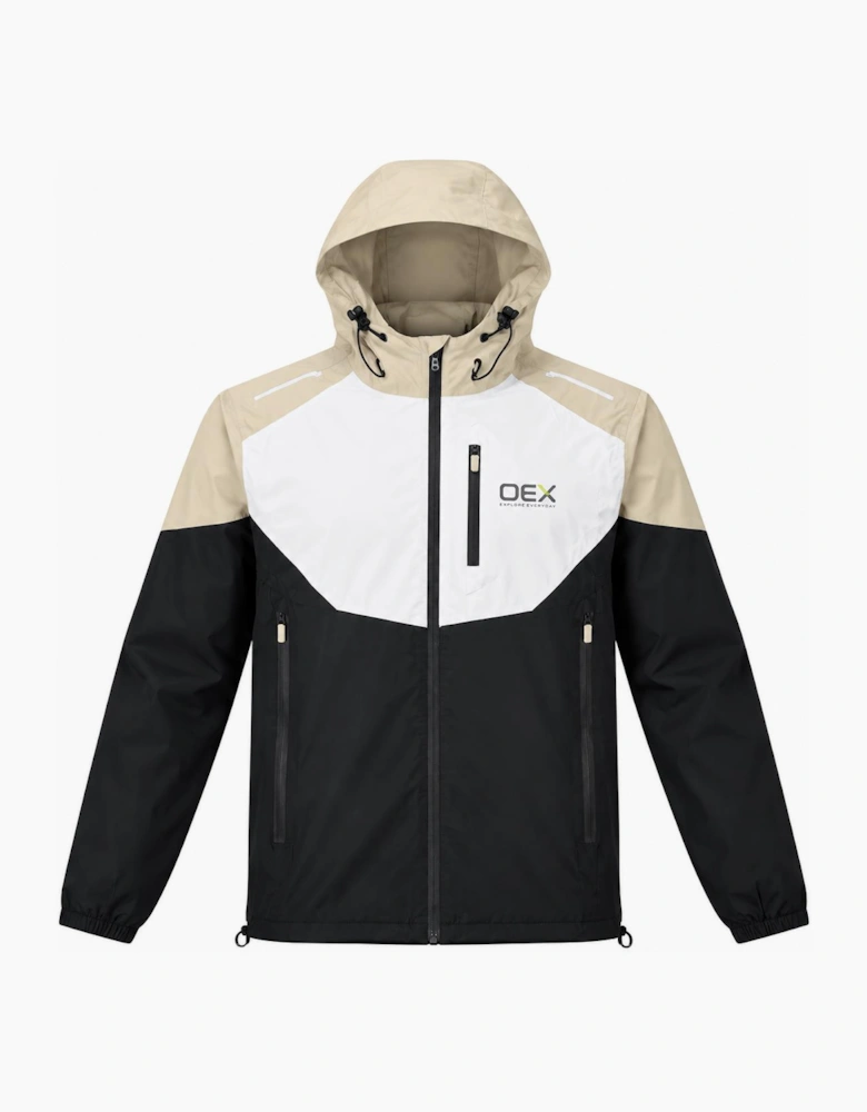 OEX Bachar Track Top Jacket Black/Taupe