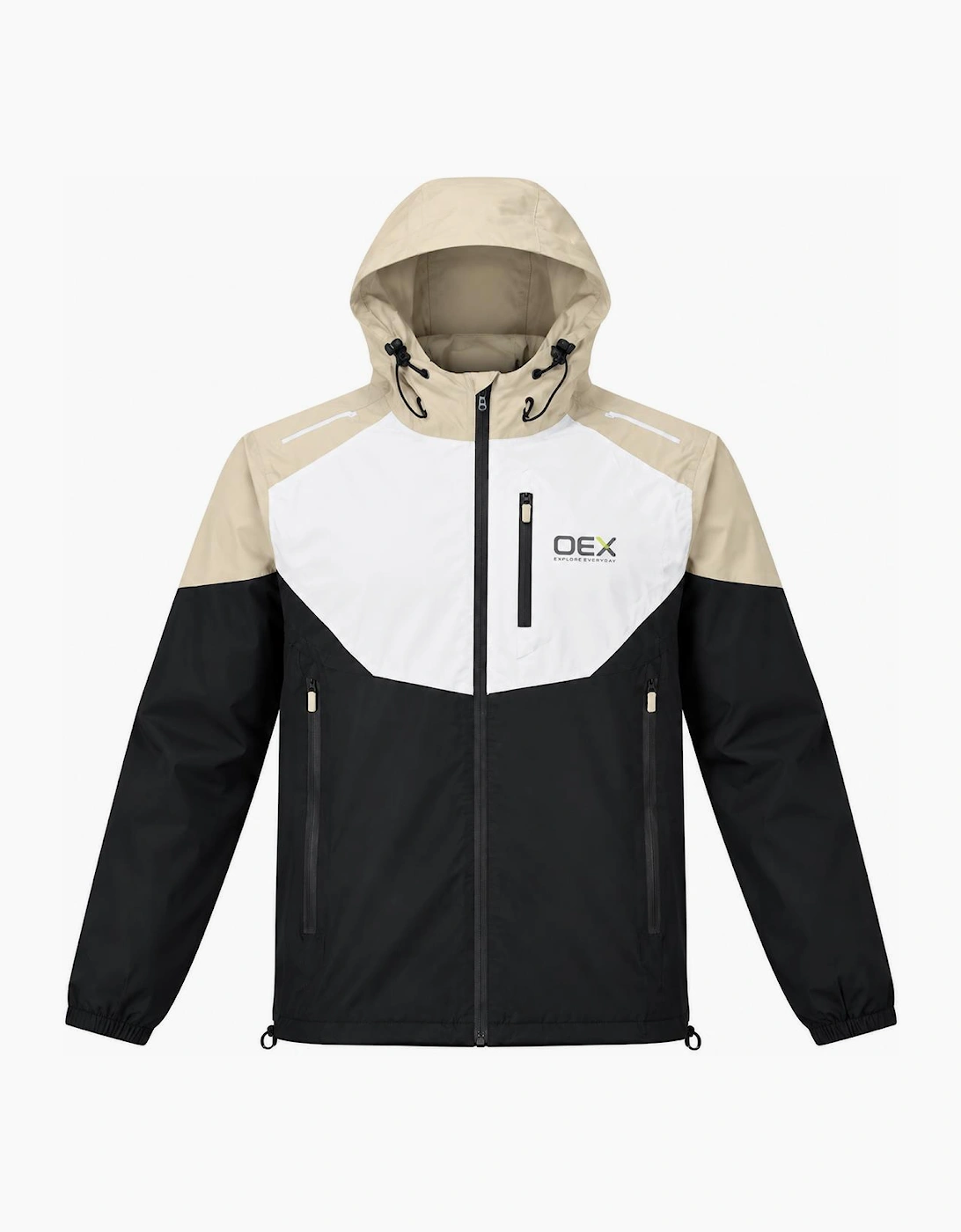 OEX Bachar Track Top Jacket Black/Taupe