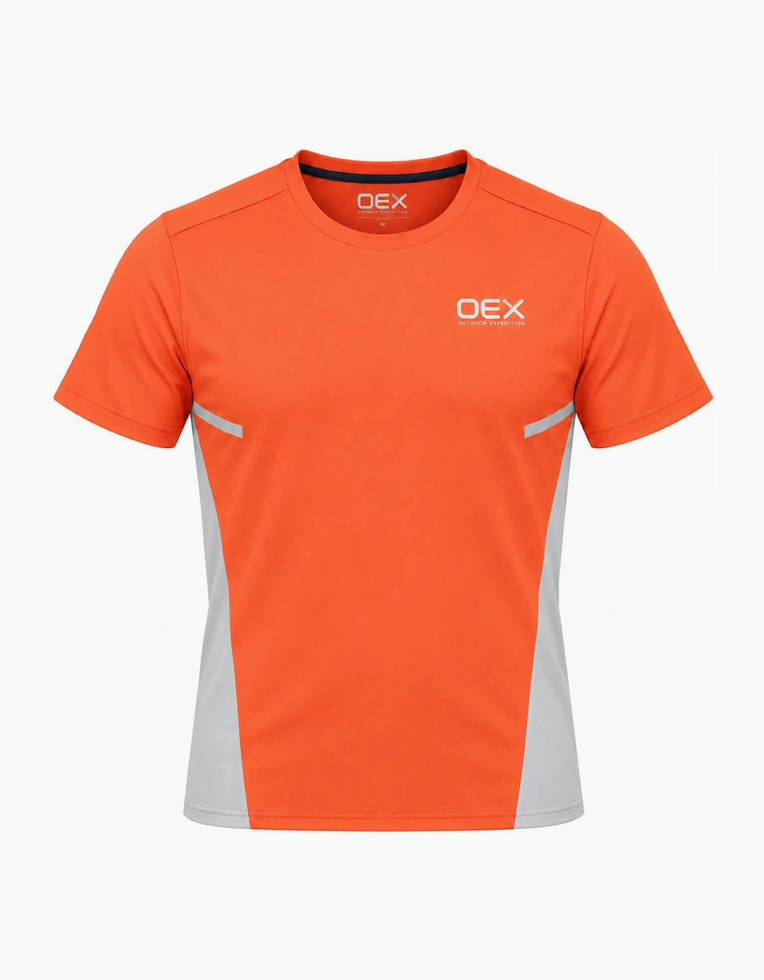 OEX Flash 2.0 T-Shirt Coral/Light Grey