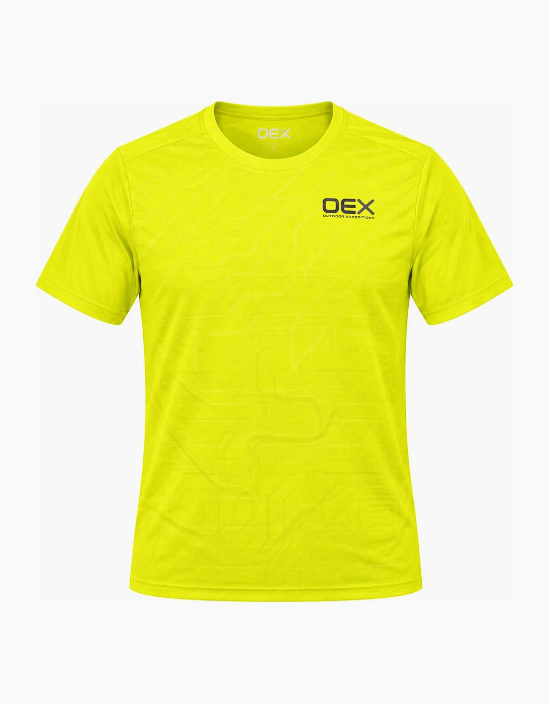 OEX Helmer T-Shirt Acidic Lime