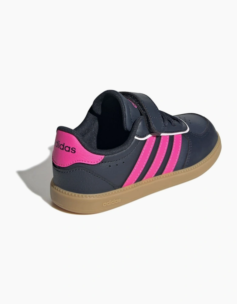 Breaknet Low Top Three Stripes Sneakers