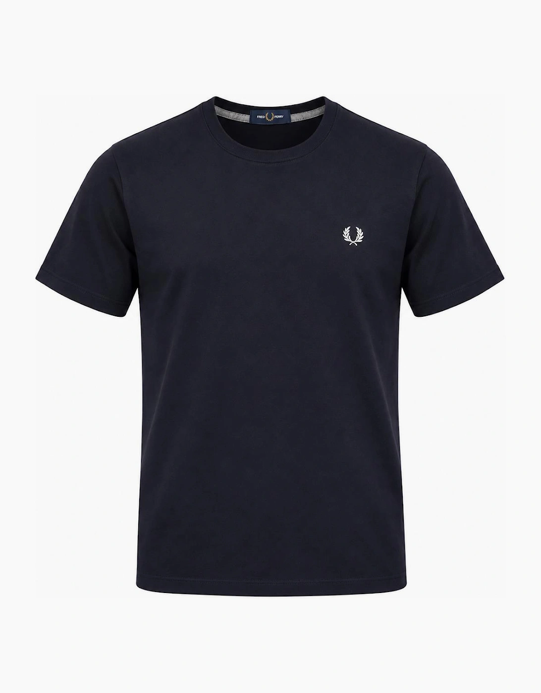 Fred Perry Crew Neck T-Shirt Navy Blue
