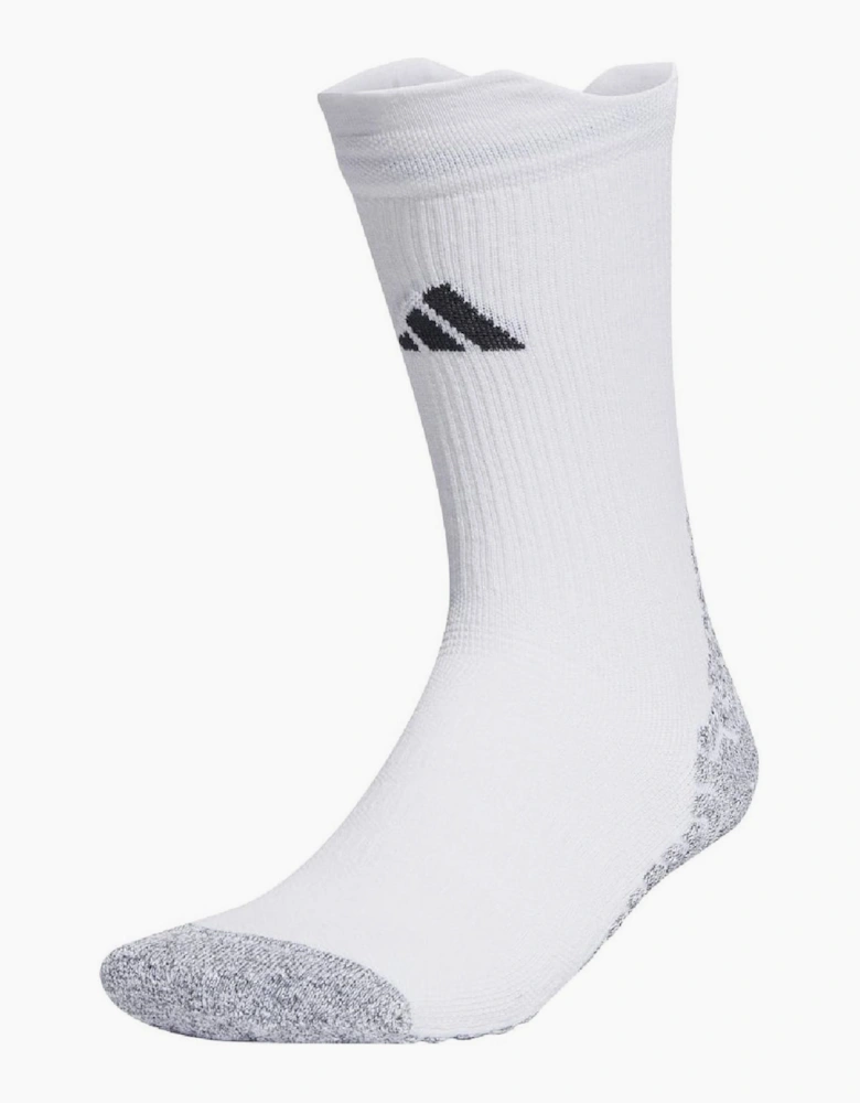Football Grip Knitted Crew Cushioned Socks