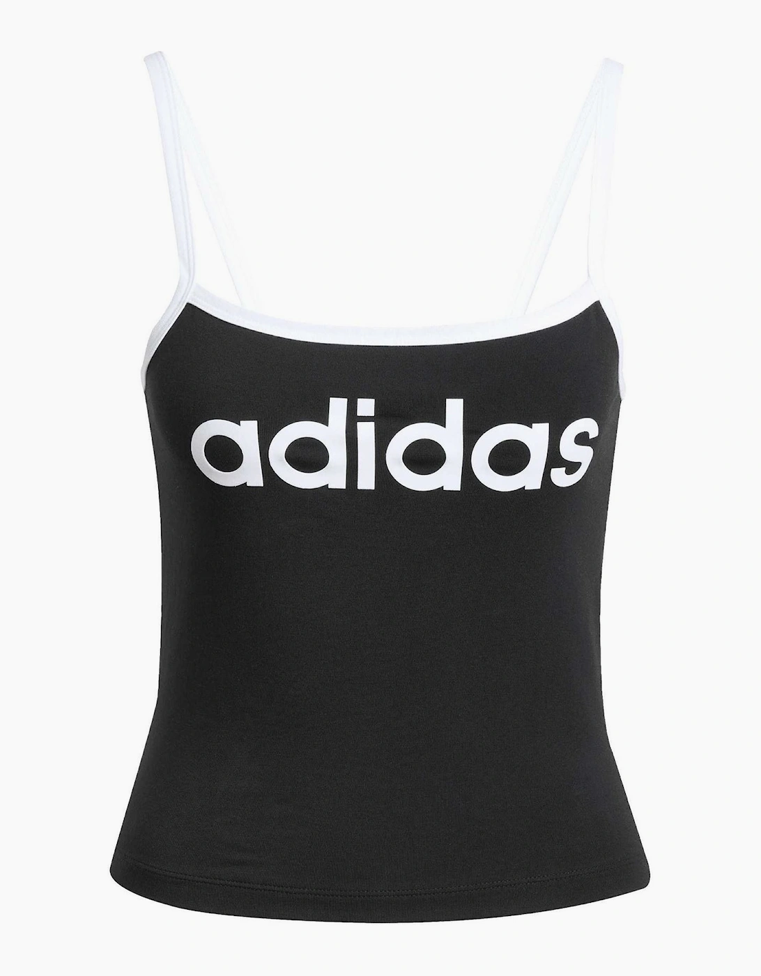 Adidas Adidas Originals Women's Wordmark Back Neck Logo Spaghetti Strap Slim Fit Tank - Black
