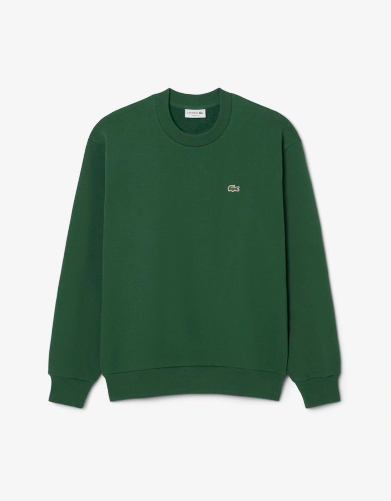 Lacoste Fleece Mens Classic Fit Sweater - Pine Green 132