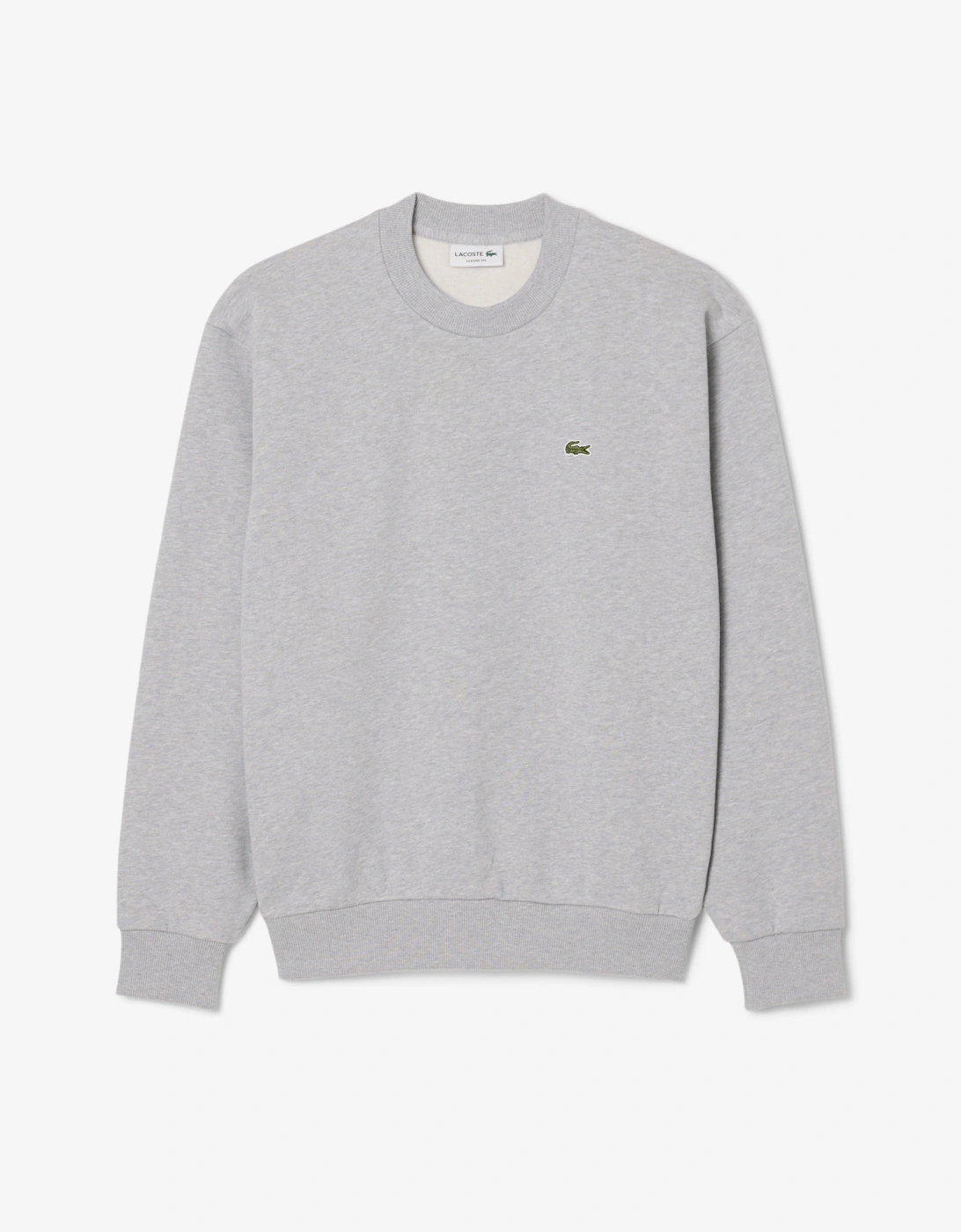 Lacoste Men's Lacoste Fleece Mens Classic Fit Sweater - Silver Chine CCA - Grey