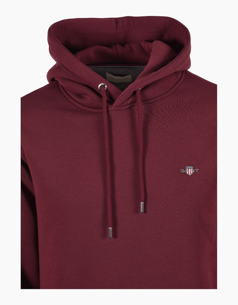 GANT REG SHIELD HOODIE DEEP GRAPE WINE