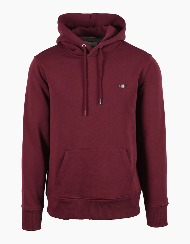 GANT REG SHIELD HOODIE DEEP GRAPE WINE