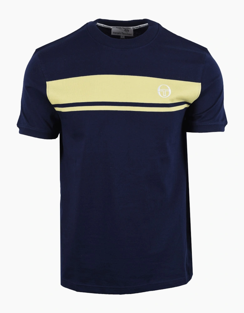 SERGIO TACCHINI MASTER T-SHIRT MARITIME BLUE/CELERY GREEN