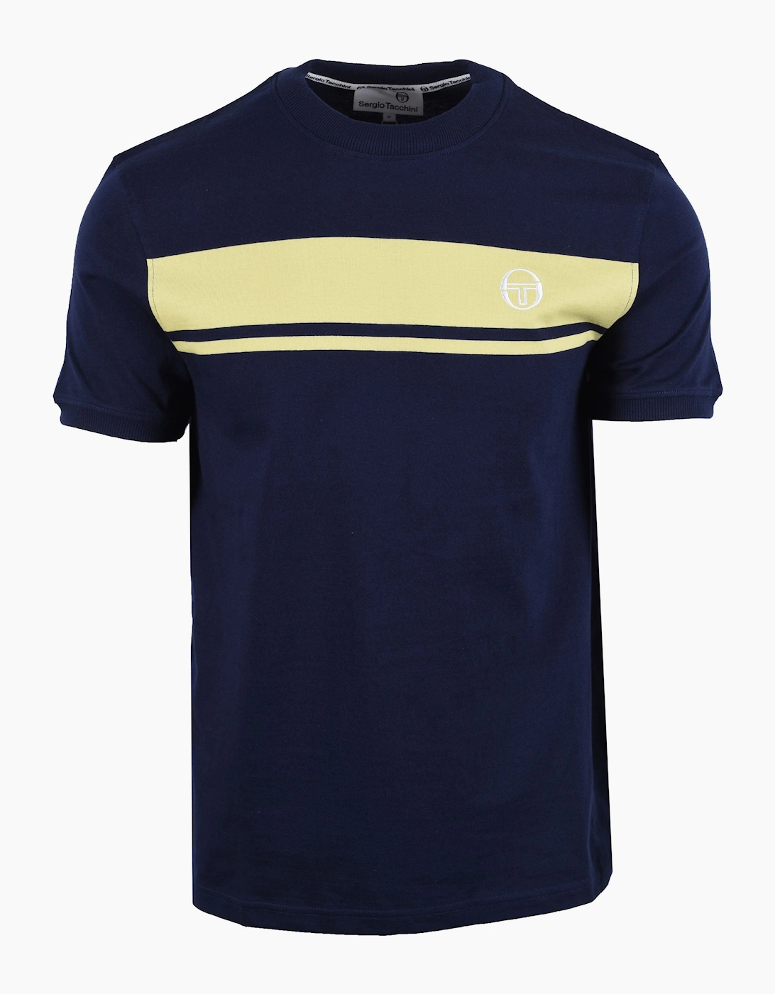 SERGIO TACCHINI MASTER T-SHIRT MARITIME BLUE/CELERY GREEN