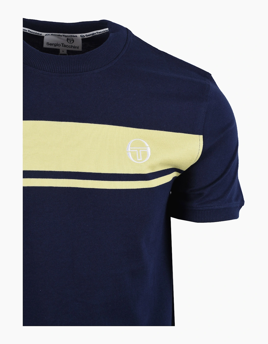 SERGIO TACCHINI MASTER T-SHIRT MARITIME BLUE/CELERY GREEN