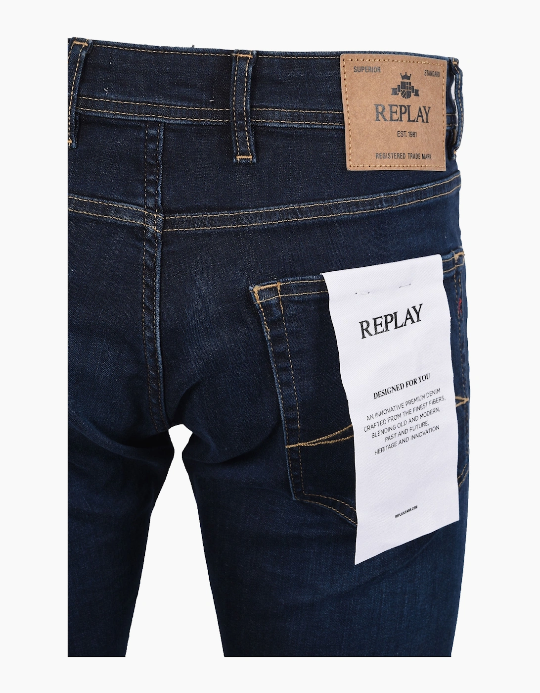 REPLAY GROVER DENIM JEAN DARK DENIM