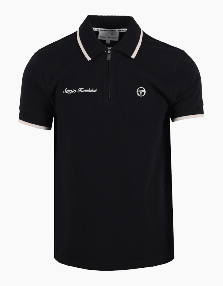 SERGIO TACCHINI DAVIDE POLO SHIRT BLACK