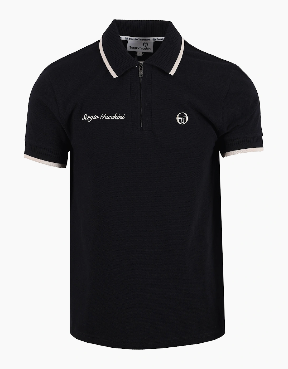 SERGIO TACCHINI DAVIDE POLO SHIRT BLACK