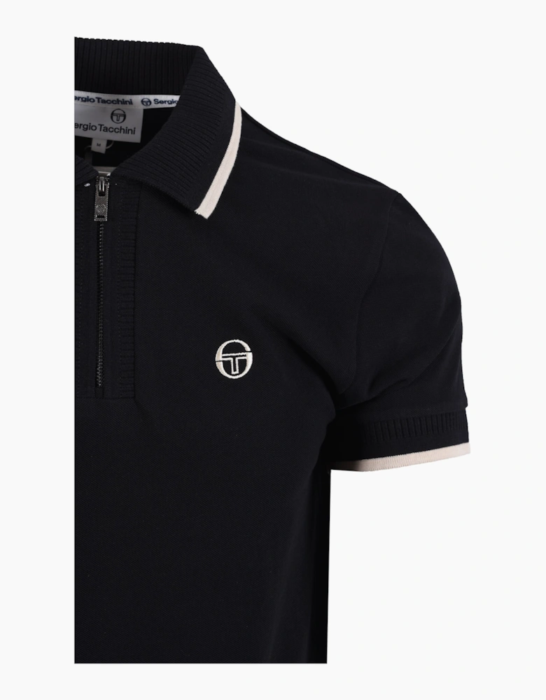 SERGIO TACCHINI DAVIDE POLO SHIRT BLACK