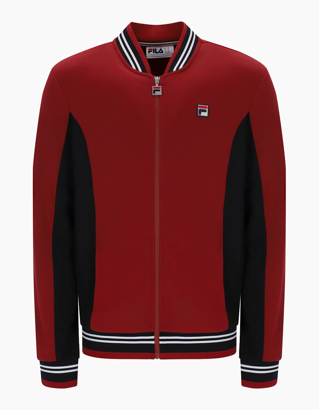 FILA SETTANTA TRACK JACKET SUN DRIED TOMATO /BLACK/WHITE