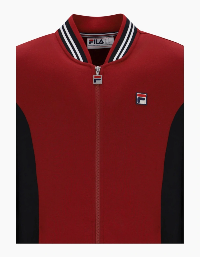 FILA SETTANTA TRACK JACKET SUN DRIED TOMATO /BLACK/WHITE