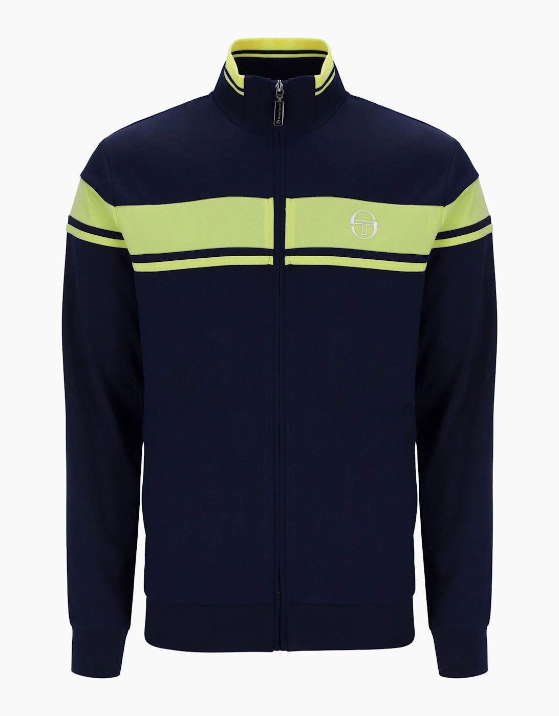 SERGIO TACCHINI DAMARINDO TRACK TOP MARITIME BLUE/CELERY GREEN