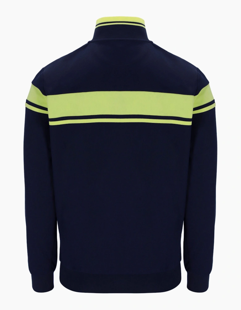SERGIO TACCHINI DAMARINDO TRACK TOP MARITIME BLUE/CELERY GREEN