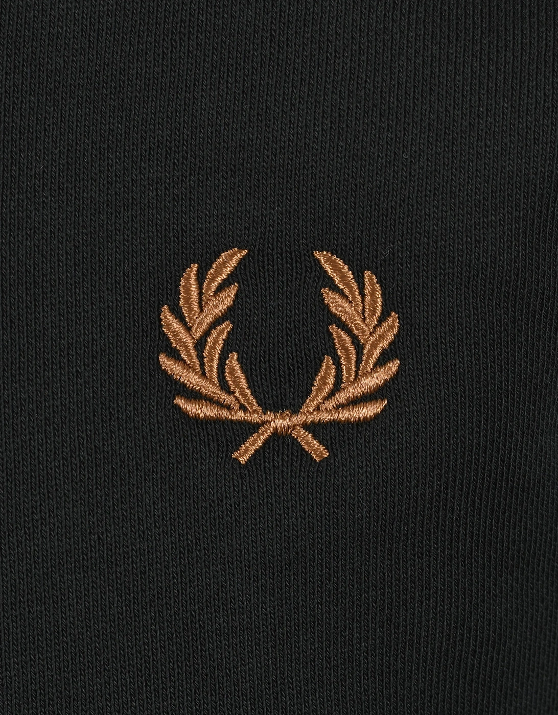 FRED PERRY HALF ZIP SWEATSHIRT NIGHT GREEN/ DUSKY BLUE/ DARK