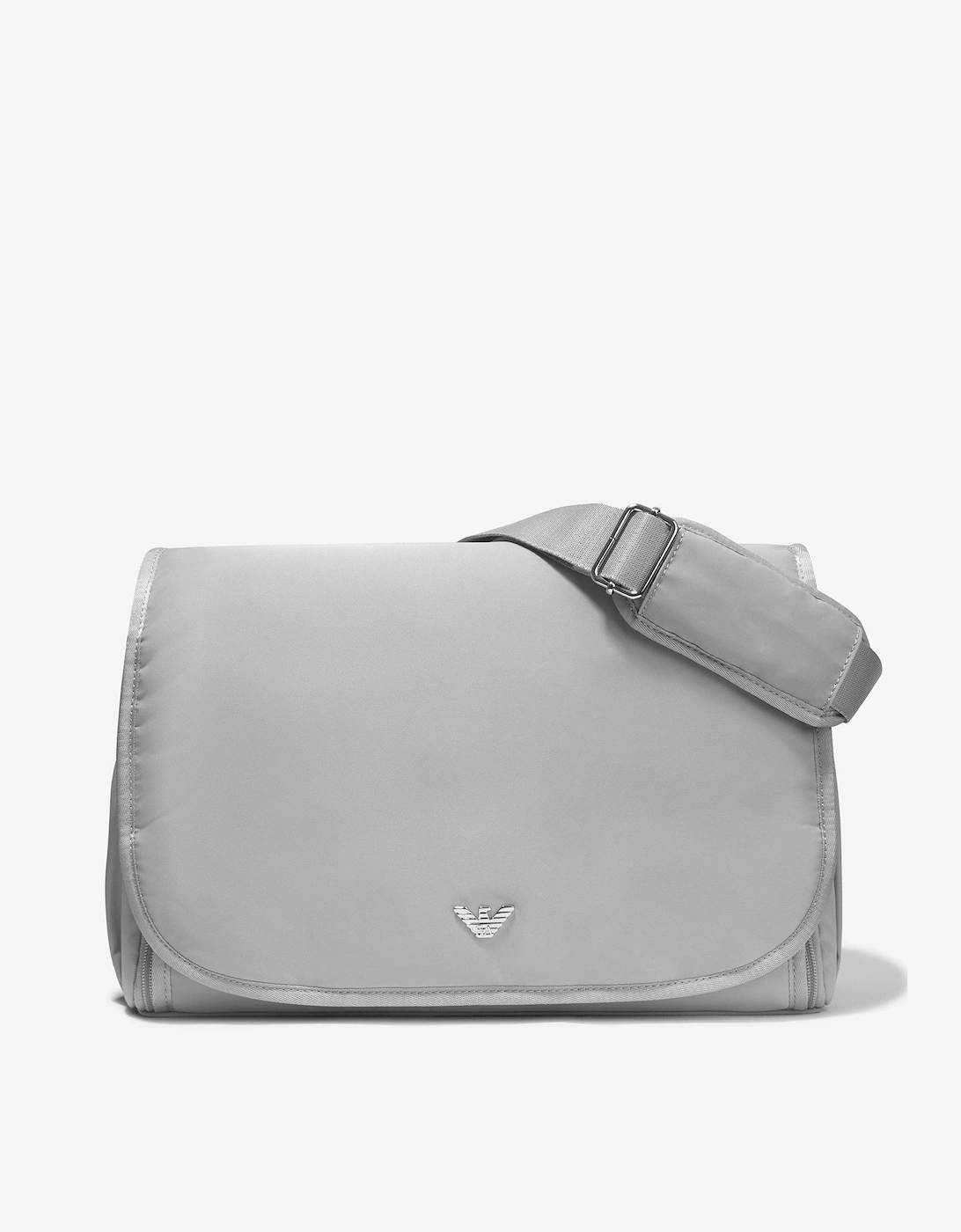 Emporio Armani Baby Logo Changing Bag in Grey (36cm)
