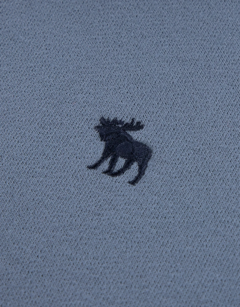 Abercrombie & Fitch Boys Crafted Graphic Hoodie in Blue