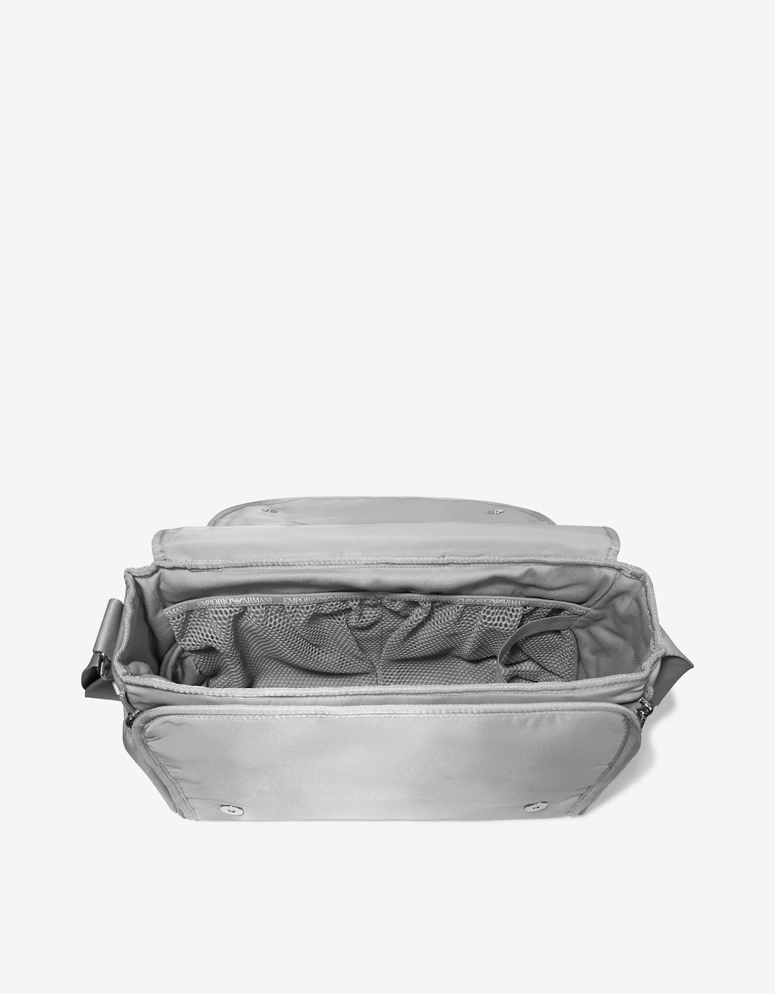 Emporio Armani Baby Logo Changing Bag in Grey (36cm)