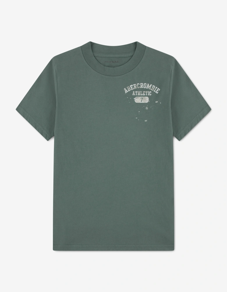 Abercrombie & Fitch Boys Athletic Core Lockup T-Shirt in Green