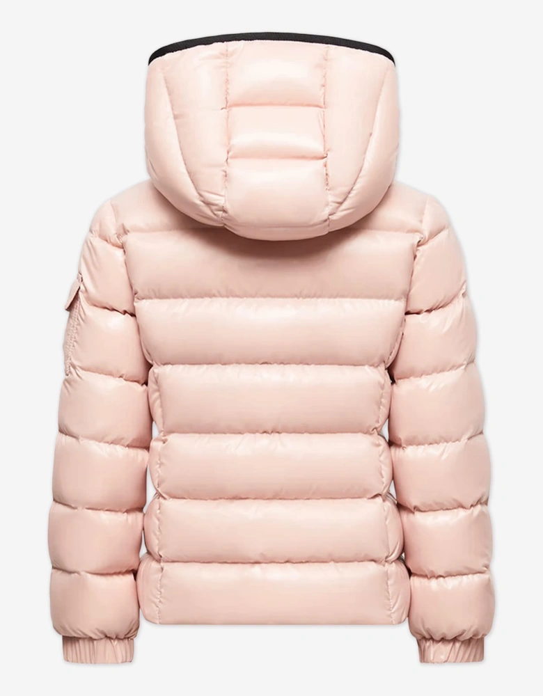 Moncler Enfant Girls Down Padded Bady Jacket in Pink