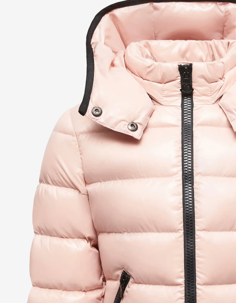 Moncler Enfant Girls Down Padded Bady Jacket in Pink