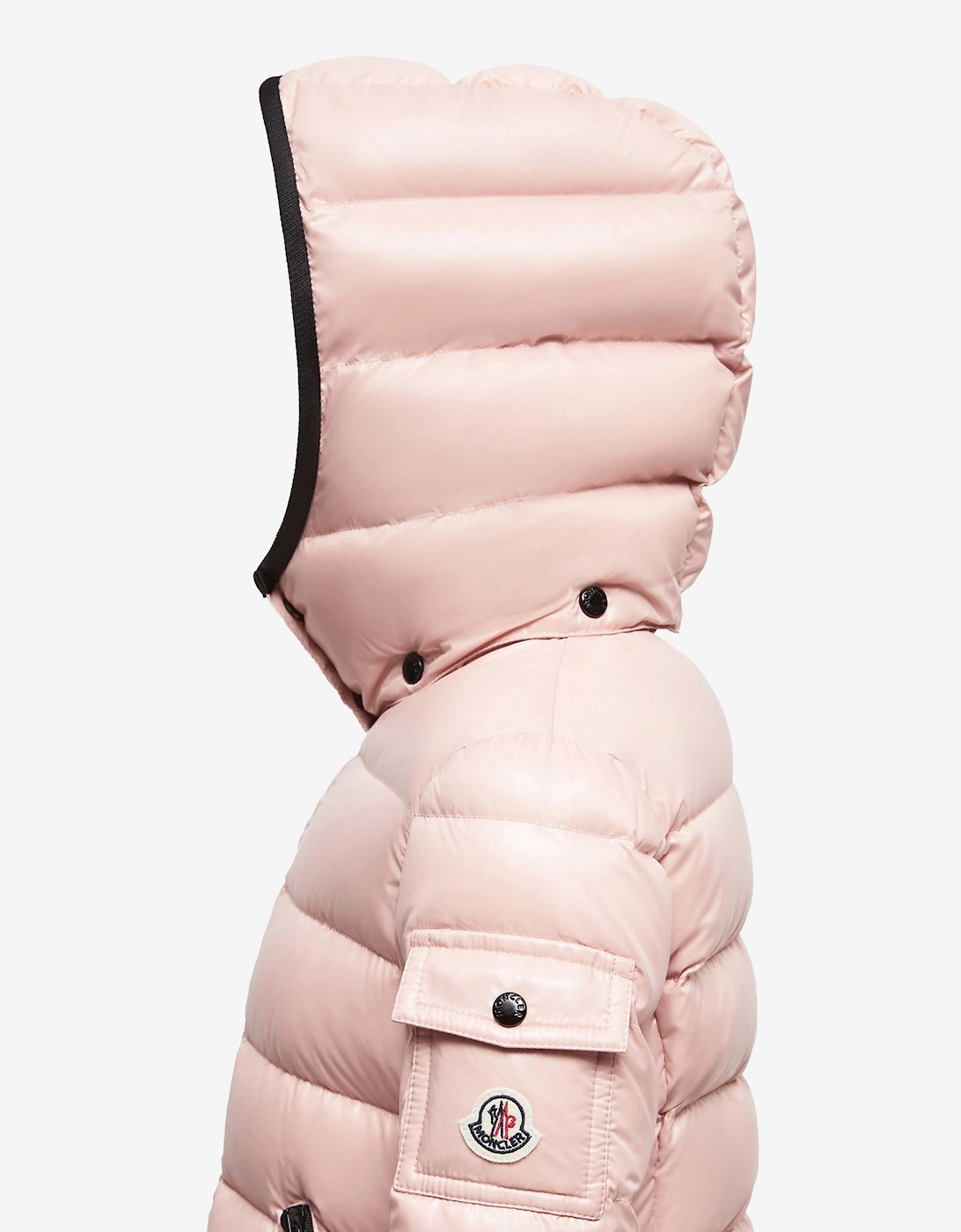 Moncler Enfant Girls Down Padded Bady Jacket in Pink