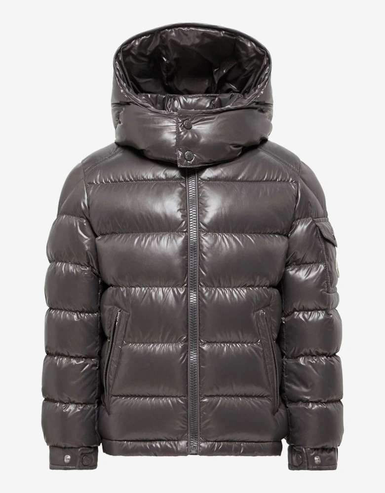 Moncler Enfant Boys Down Padded New Maya Jacket in Grey