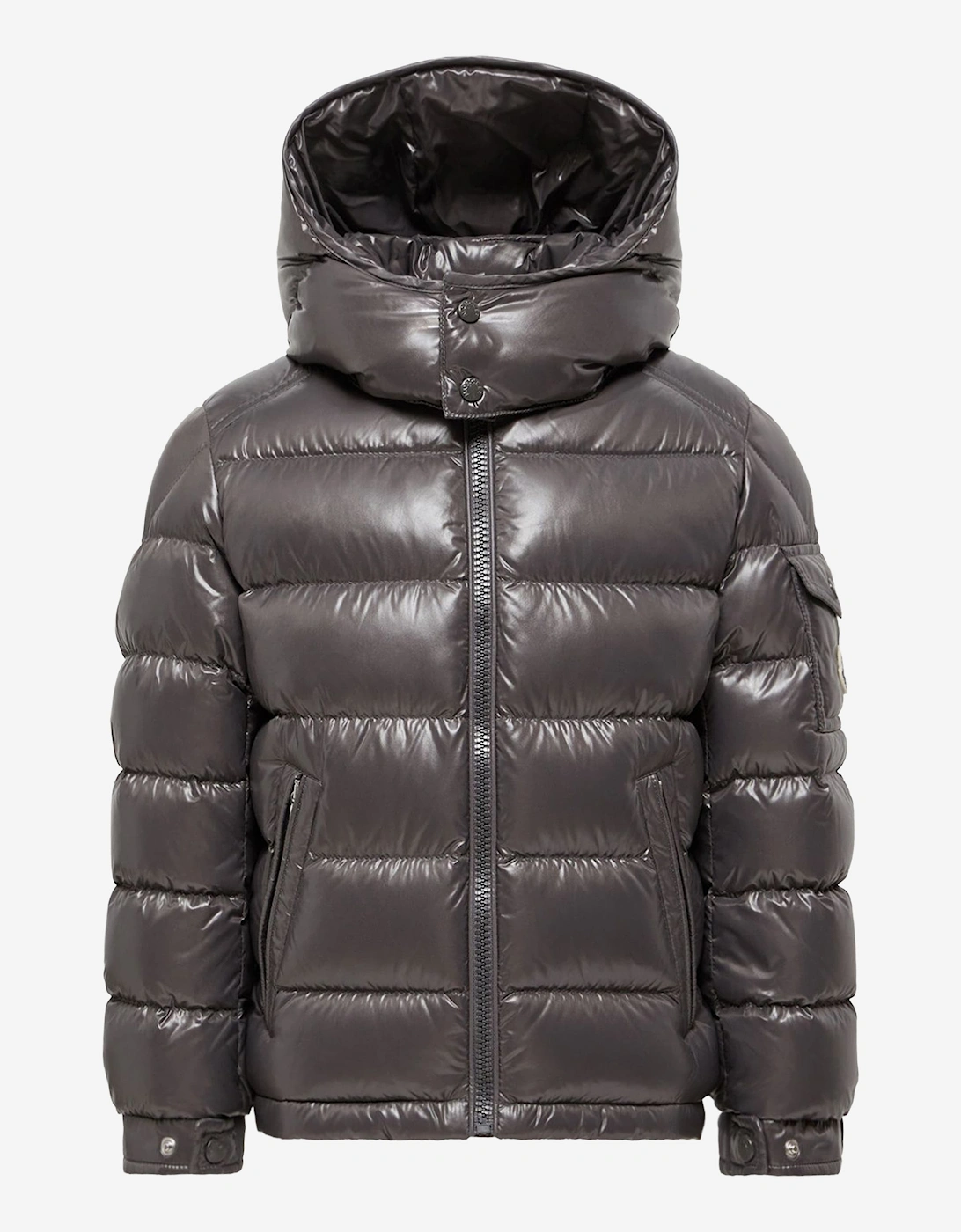 Moncler Enfant Boys Down Padded New Maya Jacket in Grey