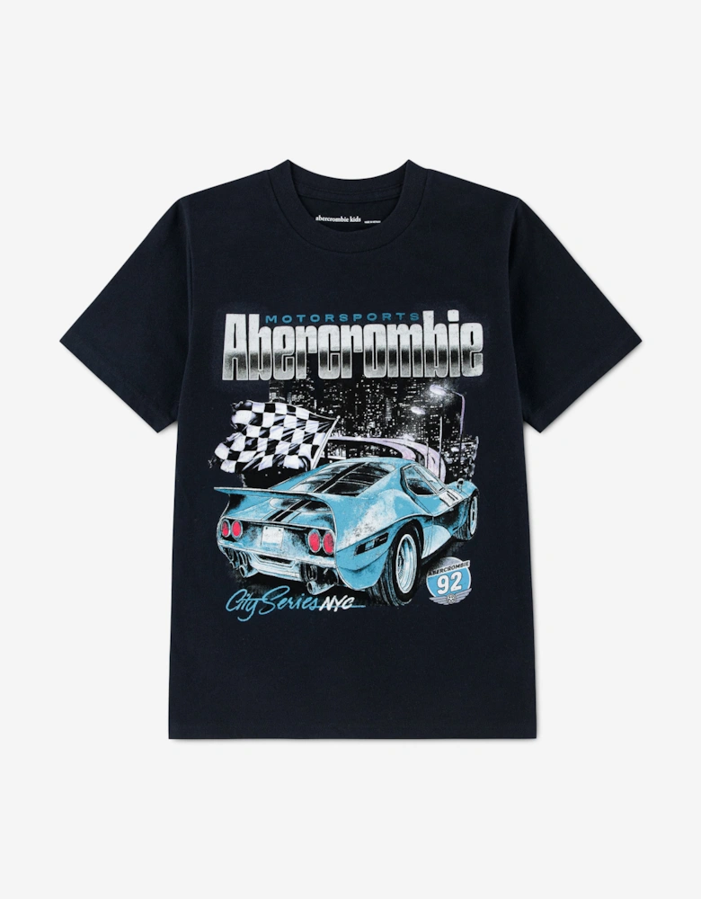Abercrombie & Fitch Boys City Car T-Shirt in Grey