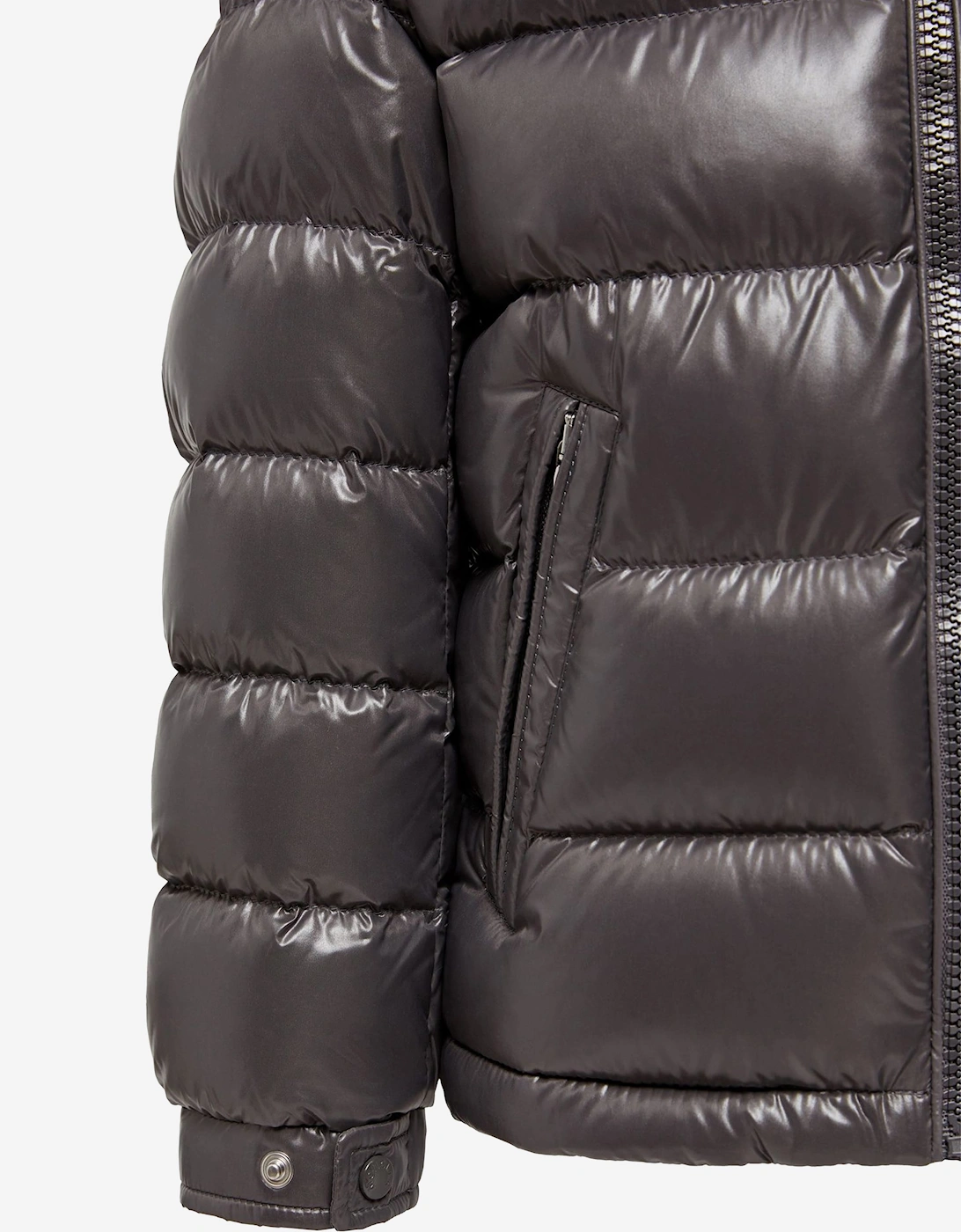Moncler Enfant Boys Down Padded New Maya Jacket in Grey