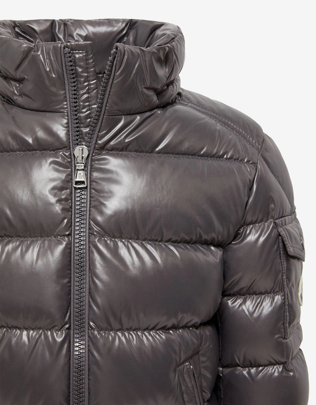 Moncler Enfant Boys Down Padded New Maya Jacket in Grey